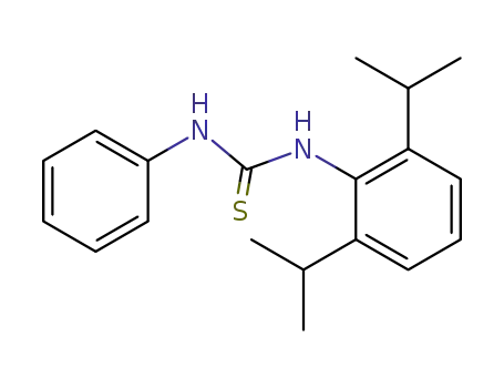 Molecular Structure of 32978-17-9 (Thiourea, N-[2,6-bis(1-methylethyl)phenyl]-N'-phenyl-)