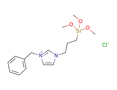 1-benzyl-3-(trimethoxysilylpropyl)imidazol-3-ium chloride