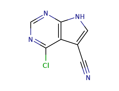 4-chloro-7H-pyrrolo[2,3-d]pyrimidine-5-carbonitrile