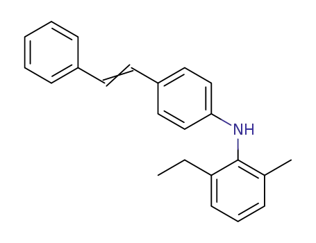 N-(2-ethyl-6-methylphenyl)-4-styrylbenzenamine