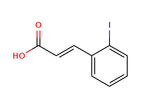 Molecular Structure of 90276-19-0 ((2E)-3-(2-iodophenyl)prop-2-enoic acid)