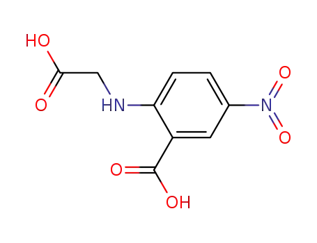 Molecular Structure of 26491-02-1 (2-[(carboxymethyl)amino]-5-nitrobenzoic acid)