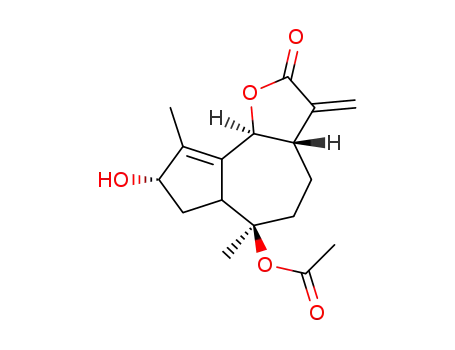 (3αS,6R,8S,9βS)-8-hydroxy-6,9-dimethyl-3-methylene-2-oxo-2,3,3α,4,5,6,6α,7,8,9β-decahydroazuleno[4,5-b]furan-6-yl acetate