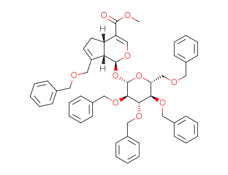 7-benzyl-1-(3,4,5,6-tetrabenzyl)geniposide