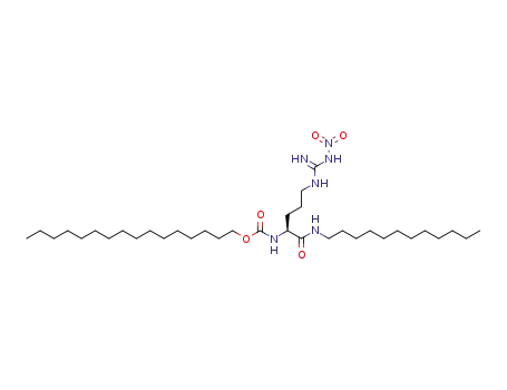 hexadecyl N-[(1S)-1-(dodecylcarbamoyl)-4-[(N-nitrocarbamimidoyl)amino]butyl]carbamate