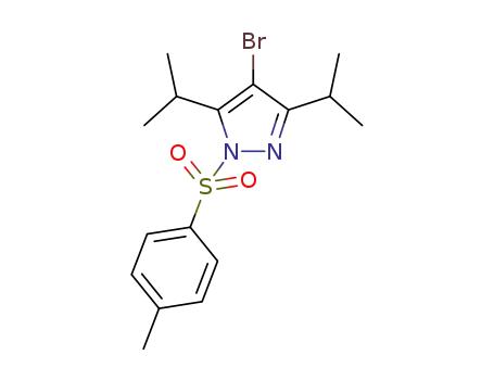 4-bromo-3,5-diisopropyl-1-(p-toluenesulfonyl)pyrazole