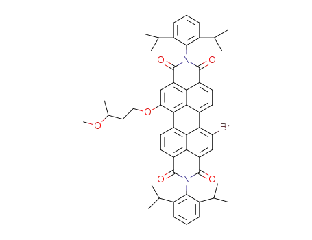 N,N′-bis(2,6-diisopropylphenyl)-1-bromo-7-(3-methoxybutoxy)perylene-3,4,9,10-tetracarboxylic diimide
