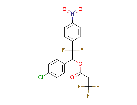 1-(4-chlorophenyl)-2,2-difluoro-2-(4-nitrophenyl)-ethyl 3,3,3-trifluoropropanoate