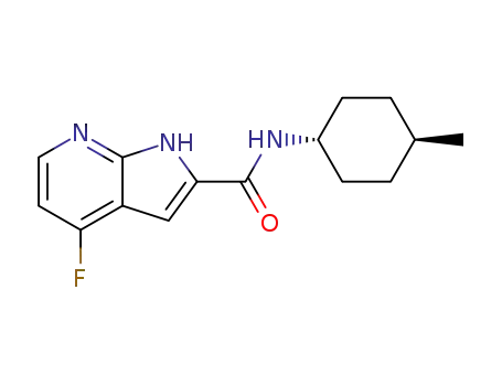 4-fluoro-N-(4-methylcyclohexyl)-1H-pyrrolo[2,3-b]pyridine-2-carboxamide