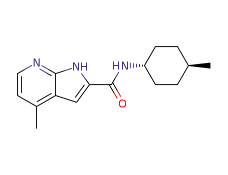 4-methyl-N-(4-methylcyclohexyl)-1H-pyrrolo[2,3-b]pyridine-2-carboxamide