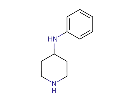 Molecular Structure of 23056-29-3 (N-phenylpiperidin-4-amine)