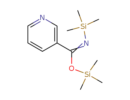 trimethylsilyl N-trimethylsilylpyridine-3-carboximidate