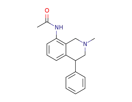 Molecular Structure of 63806-80-4 (Acetamide, N-(1,2,3,4-tetrahydro-2-methyl-4-phenyl-8-isoquinolinyl)-)