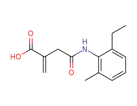 N-(2-Ethyl-6-methyl-phenyl)-2-methylene-succinamic acid