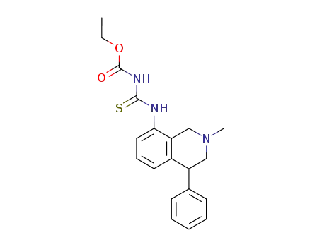 N1-Aethoxycarbonyl-N2-(2-methyl-4-phenyl-1,2,3,4-tetrahydroisochinol-8-yl)thioharnstoff