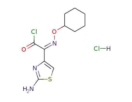 (2-Amino-thiazol-4-yl)-[(Z)-cyclohexyloxyimino]-acetyl chloride; hydrochloride