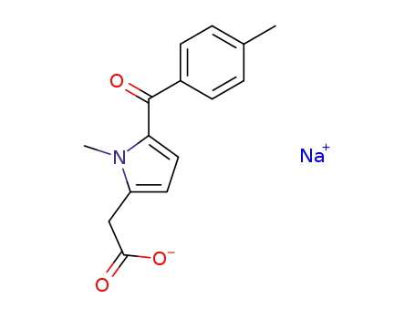 1H-Pyrrole-2-aceticacid, 1-methyl-5-(4-methylbenzoyl)-, sodium salt (1:1)