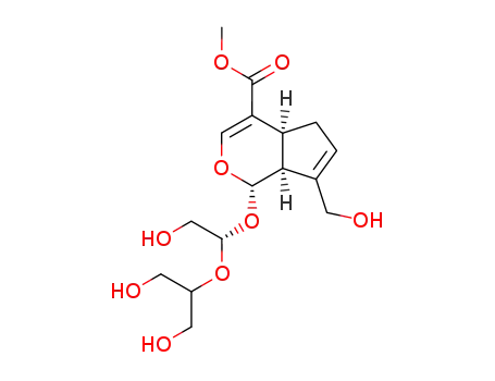 (1S,4aS,7aS)-1-[(S)-2-Hydroxy-1-(2-hydroxy-1-hydroxymethyl-ethoxy)-ethoxy]-7-hydroxymethyl-1,4a,5,7a-tetrahydro-cyclopenta[c]pyran-4-carboxylic acid methyl ester