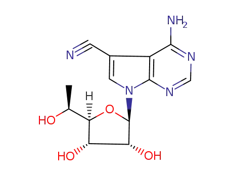 4-amino-5-cyano-7-(5'(S)-C-methyl-β-D-ribofuranosyl)pyrrolo<2,3-d>pyrimidine