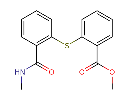2-(N-methylcarbamoyl)phenyl 2-(methoxycarbonyl)phenyl sulfide