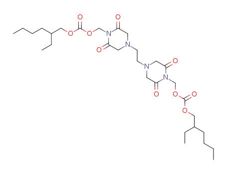 1,2-bis[4-(2-ethylhexyloxycarbonyloxymethyl)-3,5-dioxopiperazin-1-yl]ethane