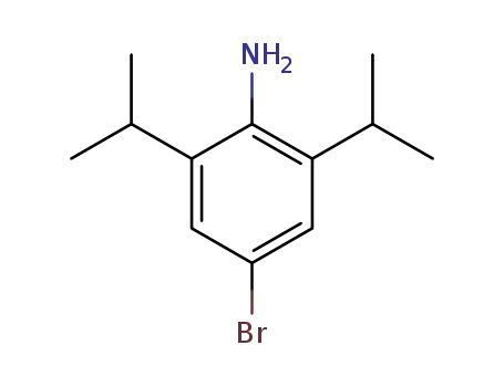 Molecular Structure of 80058-84-0 (4-BROMO-2,6-BIS(1-METHYLETHYL)BENZENAMINE)