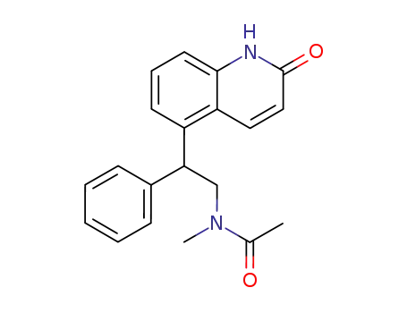 N-<2-(2-Chinolon-5-yl)-2-phenyl-ethyl>-N-methyl-acetamid