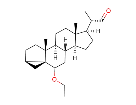 (20 S)-6β-ethoxy-3α,5-cyclo-5α-pregnane-20-carbaldehyde
