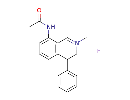 8-Acetamido-2-methyl-4-phenyl-3,4-dihydroisochinoliniumiodid