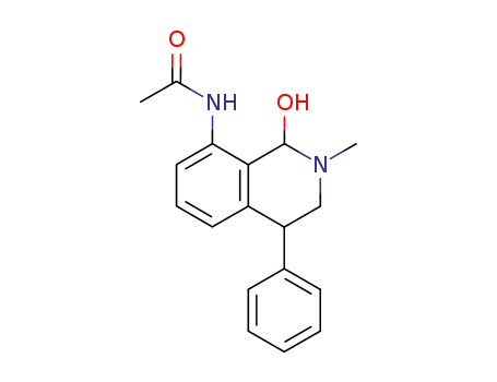 N-(1-Hydroxy-2-methyl-4-phenyl-1,2,3,4-tetrahydro-isoquinolin-8-yl)-acetamide