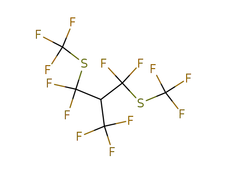 1-(trifluoromethylthio)-2H, 2-(trifluoromethylthiodifluoromethyl)-perfluoropropene
