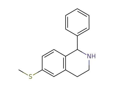 6-methylthio-1-phenyl-1,2,3,4-tetrahydroisoquinoline