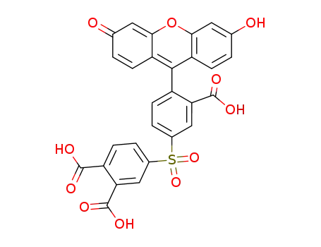 2-(3,6,9-trihydroxyxanthen-9-yl)-5-(3,4-dicarboxyphenylsulfonyl)benzoic acid lactone