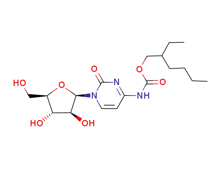 [1-((2R,3S,4S,5R)-3,4-Dihydroxy-5-hydroxymethyl-tetrahydro-furan-2-yl)-2-oxo-1,2-dihydro-pyrimidin-4-yl]-carbamic acid 2-ethyl-hexyl ester