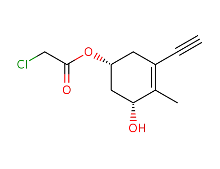 Chloro-acetic acid (1R,5R)-3-ethynyl-5-hydroxy-4-methyl-cyclohex-3-enyl ester
