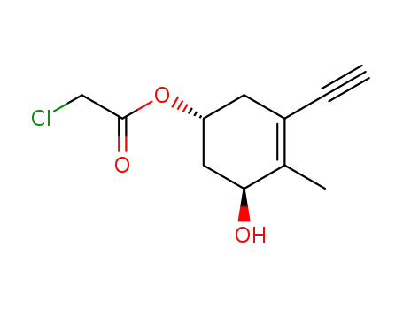 Chloro-acetic acid (1R,5S)-3-ethynyl-5-hydroxy-4-methyl-cyclohex-3-enyl ester