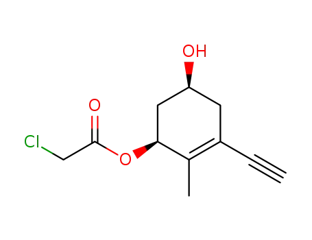Chloro-acetic acid (1S,5S)-3-ethynyl-5-hydroxy-2-methyl-cyclohex-2-enyl ester
