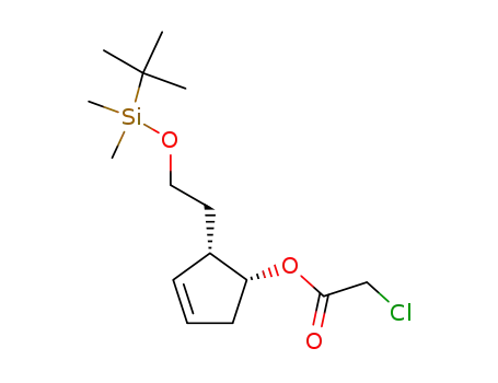 Chloro-acetic acid (1R,2S)-2-[2-(tert-butyl-dimethyl-silanyloxy)-ethyl]-cyclopent-3-enyl ester