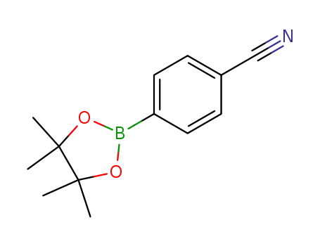 Molecular Structure of 171364-82-2 (4-(4,4,5,5-TETRAMETHYL-1,3,2-DIOXABOROLAN-2-YL)BENZONITRILE)
