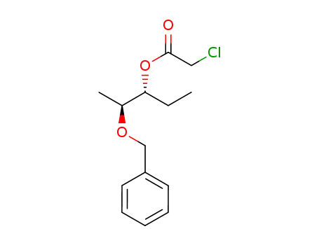 (2S,3R)-2-benzyloxy-3-pentyl chloroacetate