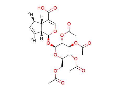 [6β,8-2H2]-10-nor-geniposidic acid tetraacetate