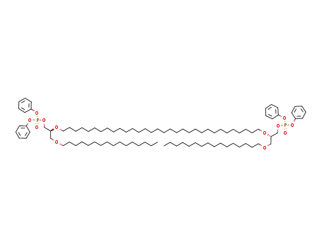 2,2'-O-(1,32-dotriacontanediyl)-3,3'-di-O-hexadecyl-1,1'-bis-O-(diphenylphosphoryl)-sn-diglycerol