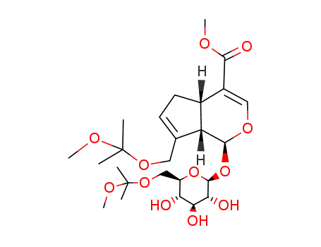 10,6'-di-O-(1-methoxy-1-methylethyl)-geniposide