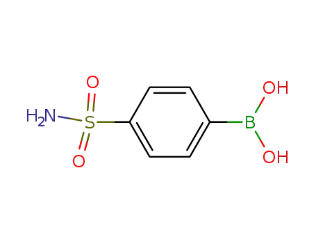Molecular Structure of 613660-87-0 (4-(Aminosulfonyl)phenylboronic acid)