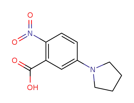 2-nitro-5-(pyrrolidin-1-yl)benzoic acid