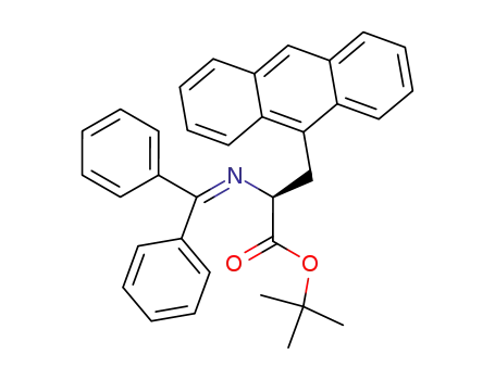 (S)-tert-butyl 3-(9-methylanthracenyl)-2-diphenylmethyleneaminopropanoate