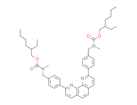 {4-[9-(4-{[(2-ethyl-hexyloxycarbonyl)-methyl-amino]-methyl}-phenyl)-[1,10]phenanthrolin-2-yl]-benzyl}-methyl-carbamic acid 2-ethyl-hexyl ester