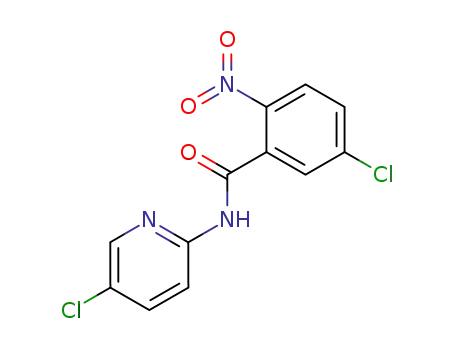 Molecular Structure of 280771-82-6 (Benzamide, 5-chloro-N-(5-chloro-2-pyridinyl)-2-nitro-)