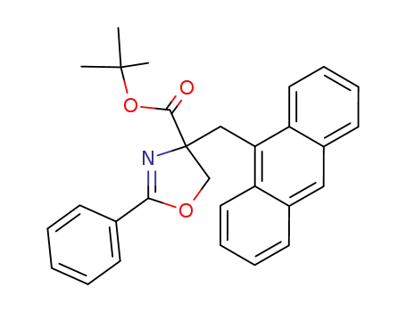 4-(anthracen-9-ylmethyl)-2-phenyl-1,3-oxazoline-4-carboxylic acid tert-butyl ester