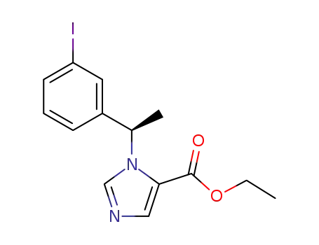 (R)-(+)-ethyl 1-[1-(3-iodophenyl)ethyl]-1H-imidazole-5-carboxylate